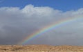 Rainbow in the desert