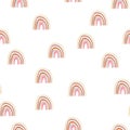 rainbow of different pastel brown colors, background vector pattern for printing on paper