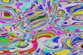 Rainbow dynamic wave curves. Abstract background.
