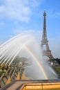 Rainbow and Eiffel Tower, Paris