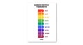 Rainbow Emotion Thermometer Chart for Emotional Regulation and Self Awareness Royalty Free Stock Photo