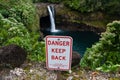 Rainbow Falls Big Island Hawaii Royalty Free Stock Photo