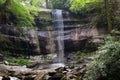 Rainbow Falls in the Smoky Mountains.