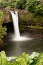 Rainbow Falls, Wailuku River near Hilo, Hawaii Royalty Free Stock Photo