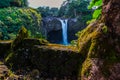 Rainbow Falls at Wailuku River Sate Park, Hilo, Hawaii Royalty Free Stock Photo