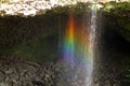 Rainbow Falls is a waterfall located in Hilo, Hawaii Royalty Free Stock Photo