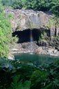 Rainbow Falls is a waterfall located in Hilo, Hawaii Royalty Free Stock Photo