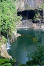 Rainbow Falls is a waterfall located in Hilo, Hawaii Royalty Free Stock Photo