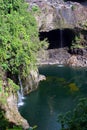 Rainbow Falls is a waterfall located in Hilo, Hawaii Royalty Free Stock Photo