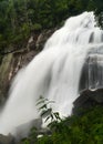 Rainbow Falls Waterfall near Cashiers NC Royalty Free Stock Photo