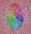 Rainbow fingerprint