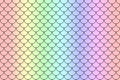 Rainbow roof tiles pattern background Royalty Free Stock Photo