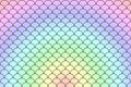 Rainbow roof tiles pattern background Royalty Free Stock Photo