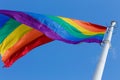 Rainbow flag Royalty Free Stock Photo