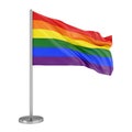 Rainbow flag Royalty Free Stock Photo
