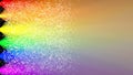 Rainbow flag lgbtiq plus pride 3d animation with water splash