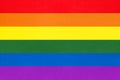 Rainbow flag, symbol of lgbt community. Homosexual background