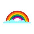 Rainbow flat icon