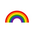 Rainbow flat icon