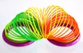 Rainbow and Flexible Bouncy Plastic Spring toy