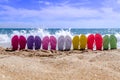 Rainbow Flip Flops Royalty Free Stock Photo