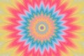 Rainbow floral pattern background flower. lights kaleidoscope