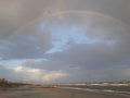 Rainbow Folly beach dusk Charleston