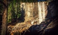 Rainbow in front of the Vernal Falls, Yosemite National Park, California Royalty Free Stock Photo