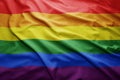 Rainbow gay flag Royalty Free Stock Photo