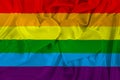 Rainbow Gay and LGBT Flag Royalty Free Stock Photo