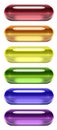 Rainbow Gel Pills - Vertical Royalty Free Stock Photo