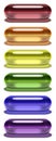 Rainbow Gel Pills - Vertical with Shadow Royalty Free Stock Photo