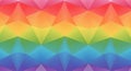 Rainbow Geometric Low Poly Background Royalty Free Stock Photo