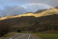 Rainbow in Glen Orchy Royalty Free Stock Photo