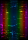 Rainbow glitch vertical background