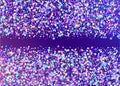 Rainbow Glitter. Bright Foil. Luxury Art. Blue Disco Background. Royalty Free Stock Photo