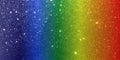 Rainbow glitter 