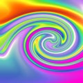 Rainbow glow spiral background Royalty Free Stock Photo