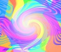 Rainbow glow spiral background Royalty Free Stock Photo
