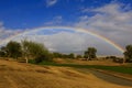 Rainbow Golf Course Royalty Free Stock Photo