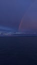 RAINBOW IS GOOD VIEW TAKE PICTURE FROM SHIP