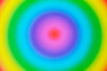 Rainbow gradation of blurry circles. Abstract background