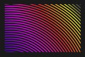 Rainbow lines gradient banner background Royalty Free Stock Photo