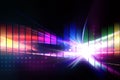 Rainbow Graphic Equalizer Royalty Free Stock Photo