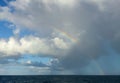 Rainbow, Guadeloupe. Royalty Free Stock Photo