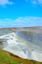 Rainbow at Gulfoss Royalty Free Stock Photo
