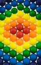 Rainbow Gumballs Royalty Free Stock Photo