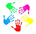 Rainbow Hands