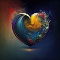 Rainbow Heart