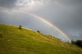 Rainbow on the hill